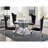 Wolverton Upholstered Side Chair in Black and Silver (Set of 2)