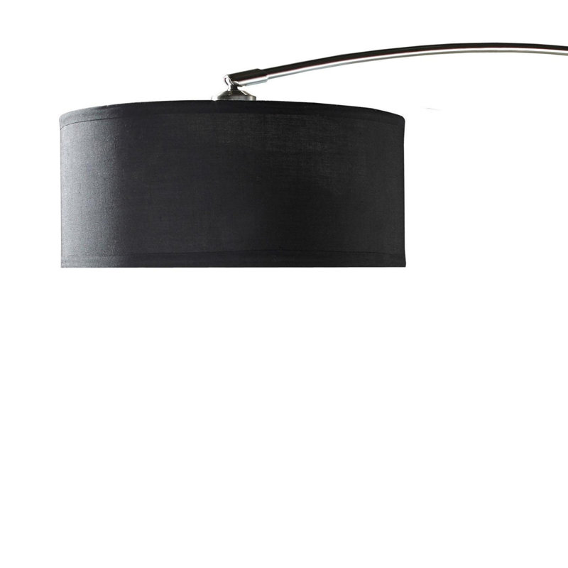 Lampe arche noire avec planchers ajustables