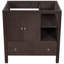 (Base seulement) Armoire de meuble-lavabo à cadre en bois massif de 30 po avec portes et tiroirs-106207916