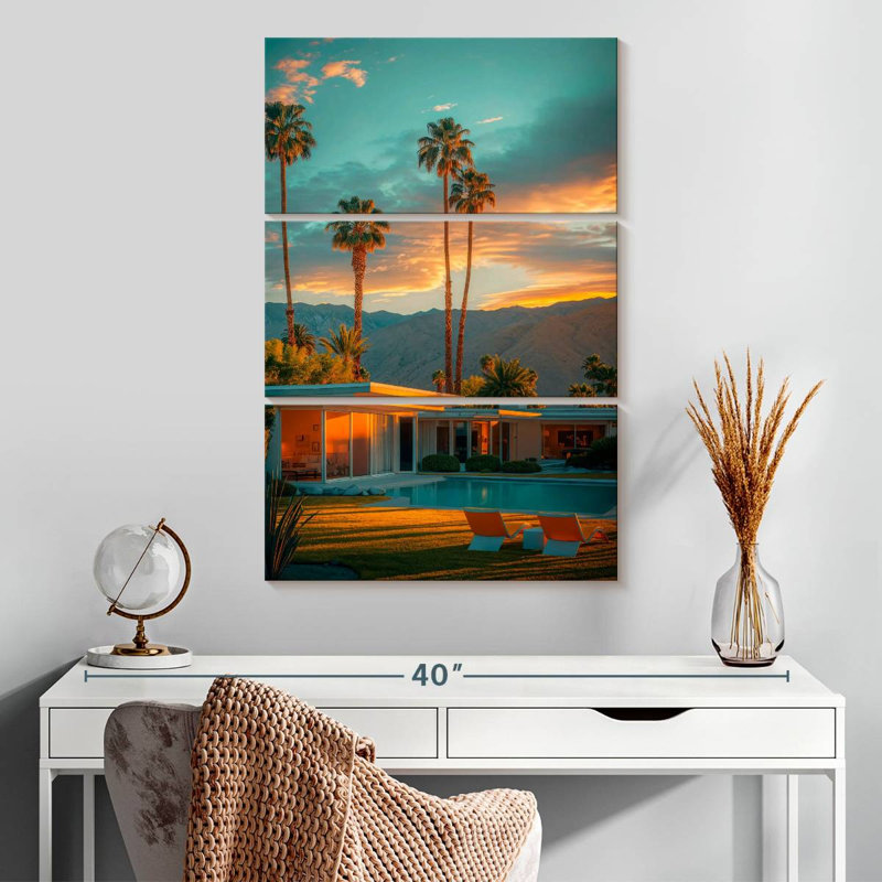 Lilie Palm Springs Golden Sunset, H 32 po x l 20 po