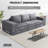 Masaitis 6 - Piece DIY Linen Upholstered Boneless Modular Sectional Sofa Set U Shaped Couch with Storage for Lunar New Year Home Decor-1752529959