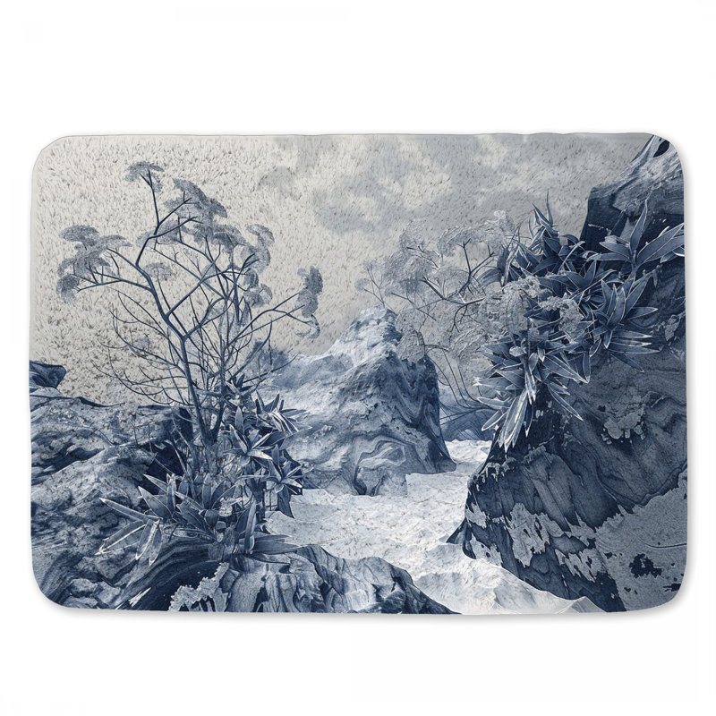 Tapis de bain Winter Scene, L 21 po x L 34 po
