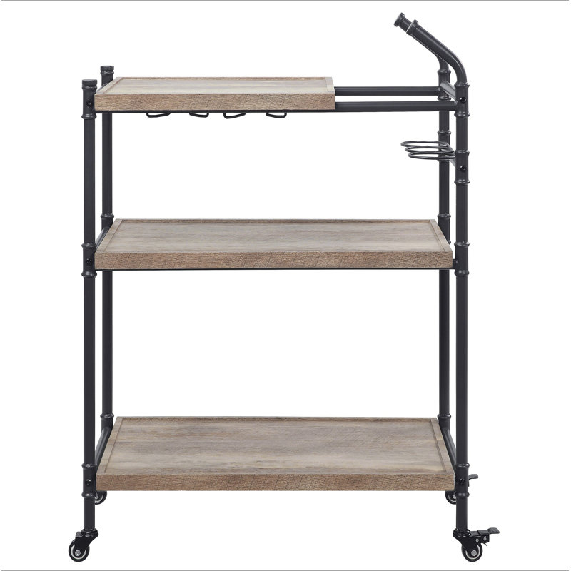 Sandy 2-Shelf Serving Cart