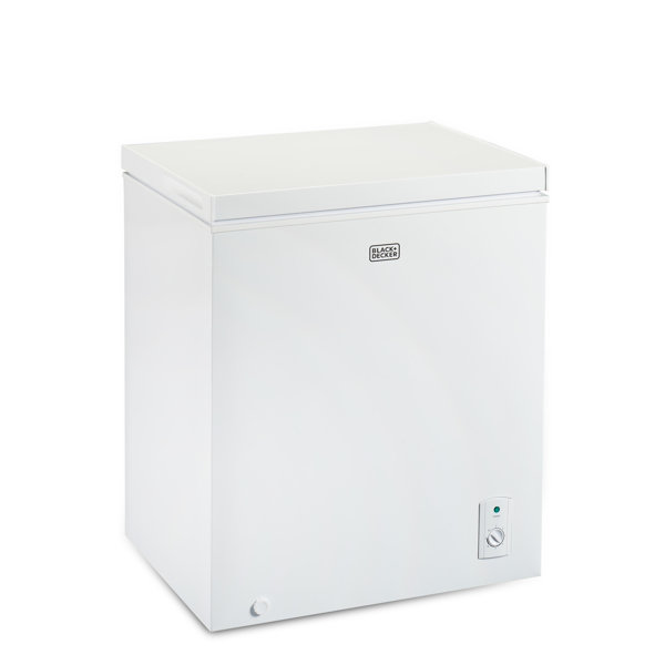 Chest Freezer 5.1 Cubic Feet, Deep Freezer, Removable Basket, Adjustables