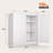 Metal Storage Cabinet, Garage Storage Organizer with Locking Doors and Adjustable Shelves for Workshop Office-79318917