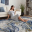 Tapis lavable doux et moderne antidérapant à motif marbré-1869915701-1870152095