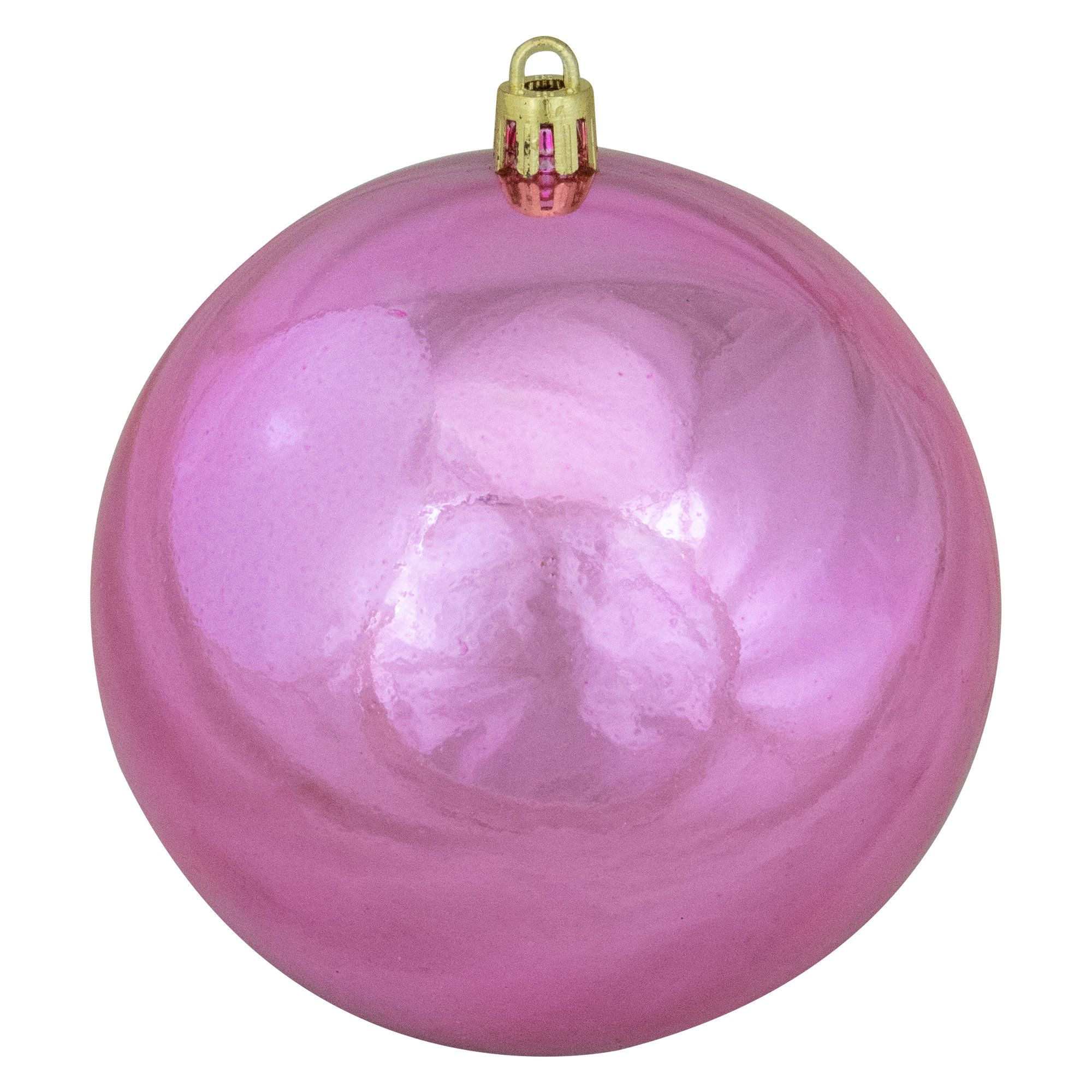 Shatterproof Shiny Christmas Ball Ornaments, Pink Magenta