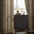 Deavion Velvet Curtains Metal Grommets Room Darkening with Gold Foil Print 2 Panel Set-106462129-106462128