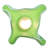 8" Wide Handkerchief Fiddleheads Pendant