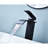 Matte Black Single Handle Waterfall Spout Bathroom Faucet With Pop - Up Drain, Stainless Steel, Stable Water Flow, Quick Installation For Sinks Without Overflow-121627649