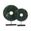Jade Disk Sculpture with Base-520744251-520744250