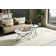 Vega White Najuan And Side Table Set