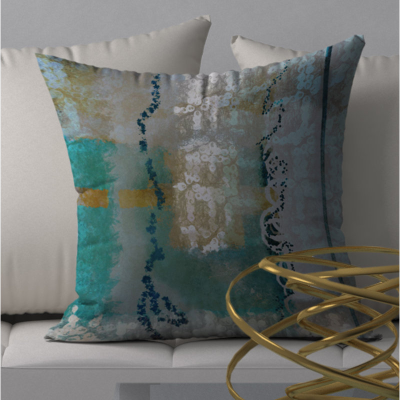 Housse de coussin décorative carrée boost Legend, 18 po x 18 po