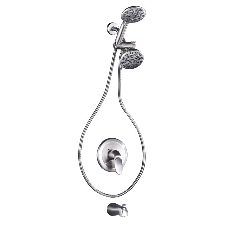 Robinet de douche thermostatique, Nickel brossé