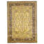 Hand Knotted Wool Area Rug in Gold And Black