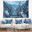 Paysage photographie hiver montagnes tapisserie-28485514