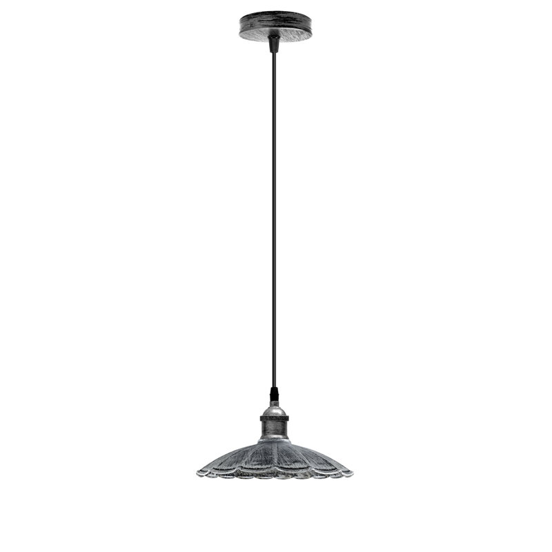 Fornah 1 - Light Single Pendant, Brushed Silver, Brushed Silver