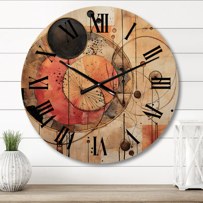 Horloge murale Golden Hue Horizons