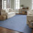 Brenly Moroccan Machine Washable Non Skid Indoor Area Rug - Blue-597236971