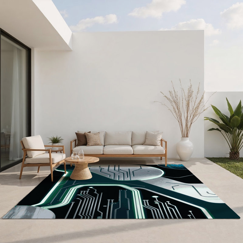 Stellar Breeze Indoor And Outdoor Area Rug, Rectangle 8' x 10'