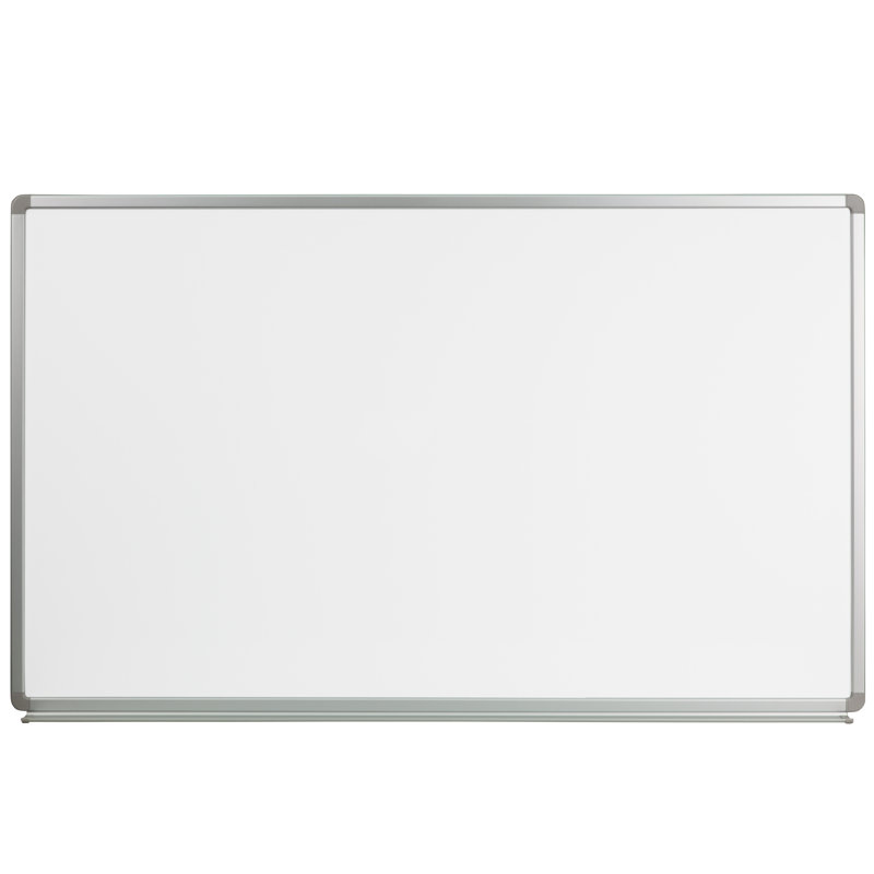 Magnes 3' W x 2' H Magnetic Marker Board with Galvanized Aluminum Frame, 3' H x 5' W