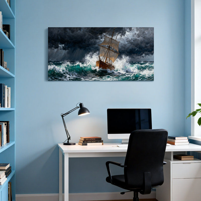 Impression sur toile Nautical & Beach, H 16 po x l 32 po