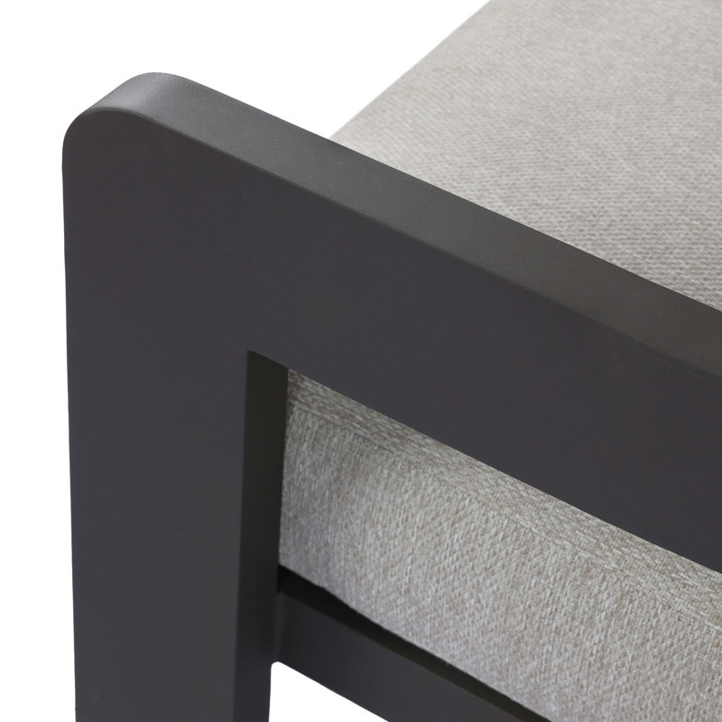 Jackson Outdoor Lounge Chair, Concha Fog