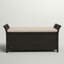 Banc de rangement en rotin Hunsberger-298511659