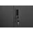 Black Metal Large-Capacity Wardrobe With Hanging Rod And Compartments-625112811