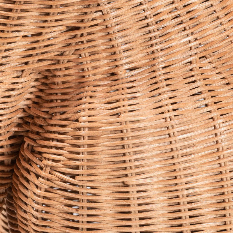 Porte-parapluie caniche en rotin bali & pari Persis - Solution de rangement en osier tissé à la main