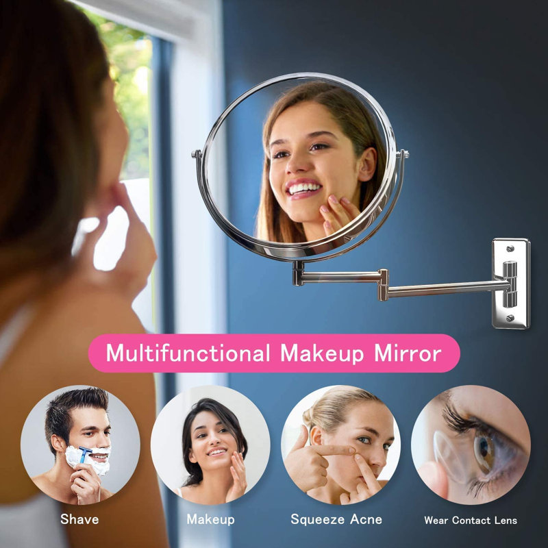 Ffyon Metal Flat Wall Mirror