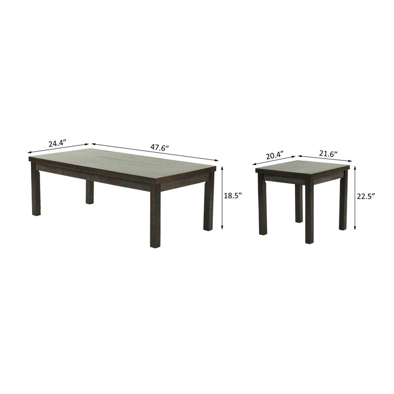 3-Pc Coffee Table Set