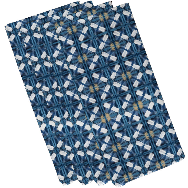 Ensemble de serviettes 4 pièces Viet, bleu