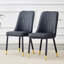 Chaise de salle à manger moderne en cuir PU, ensemble de 2-374846424-374846428
