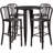 Posey Round 4 - Person 35.25" Long Dining Set-243295000-191640447