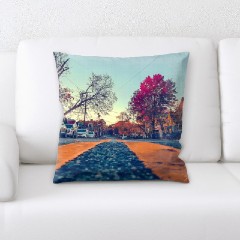 Microsuede Reversible Throw Pillow