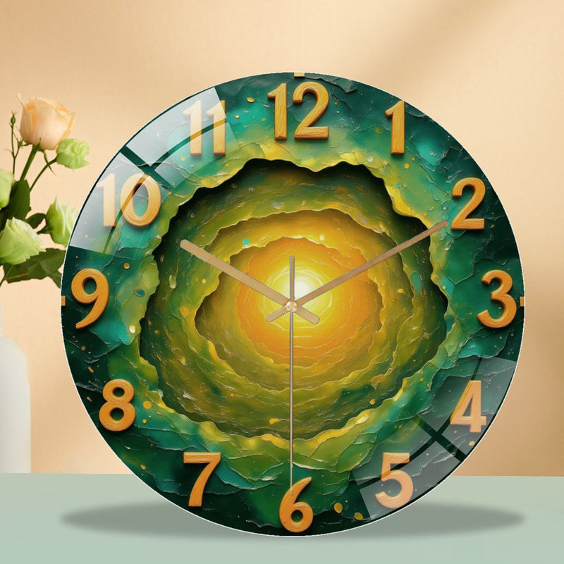 Horloge murale avec horloge murale 12 po
