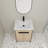 Coudery 24.03 " W Freestanding Standard 1 Single Vanity Bathroom Vanity With Ceramic Top