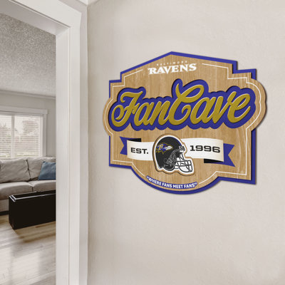 NFL Fan Cave Sign