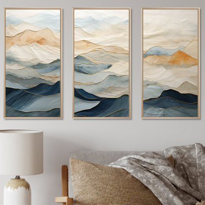 Ensemble de salon majestueux Mountain Peaks V - Landscape Mountains