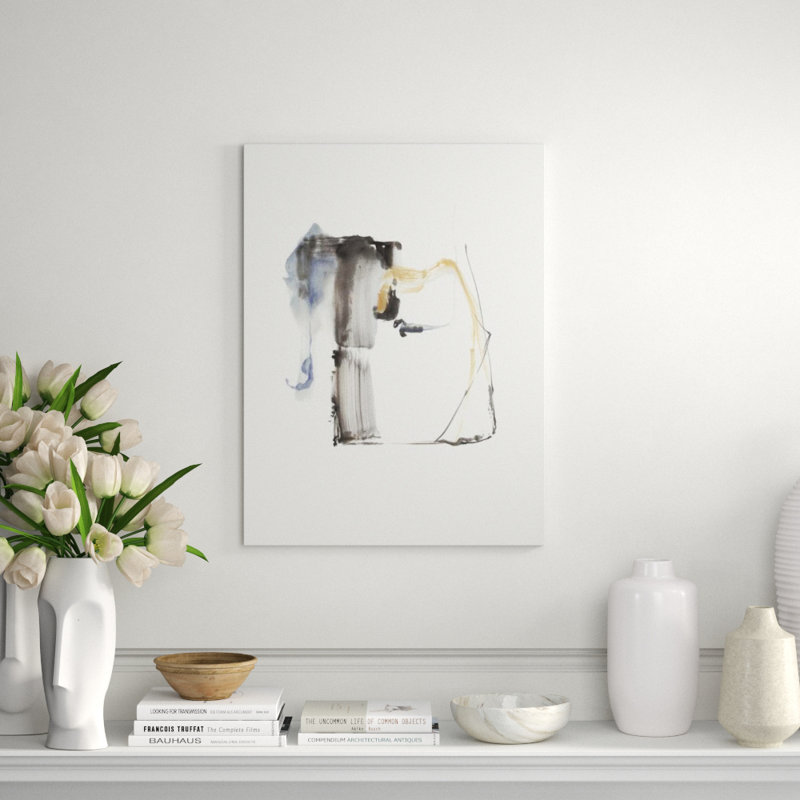 Mono Portion I Painting by FORM Design Studio, 32" H x 24" W x 1.5" D, Glass Coat