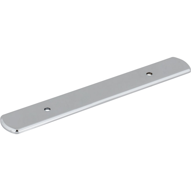 Wescott Pull Backplate, Polished Chrome