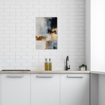 Filingeri brume et or sur toile