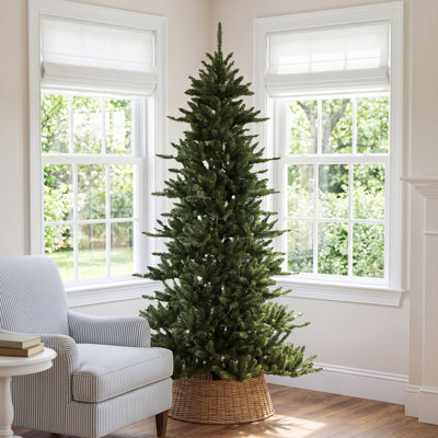 Sapin de Noël vert 7,5 pi avec 400 lumières DEL pré-installées