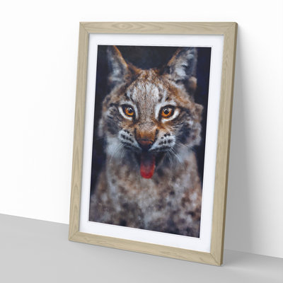 Lynx Cat - Picture Frame Graphic Art