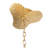 Banana Leaf 12-Light Chandelier - French Gold/Natural Seagrass