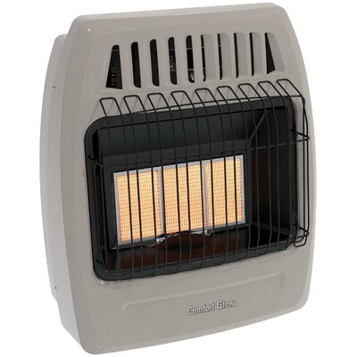 Comfort Glow 18,000 Btu 3 Plaque Natural Gas(NG) Infrared Vent Free Wall Heater -  KWN391