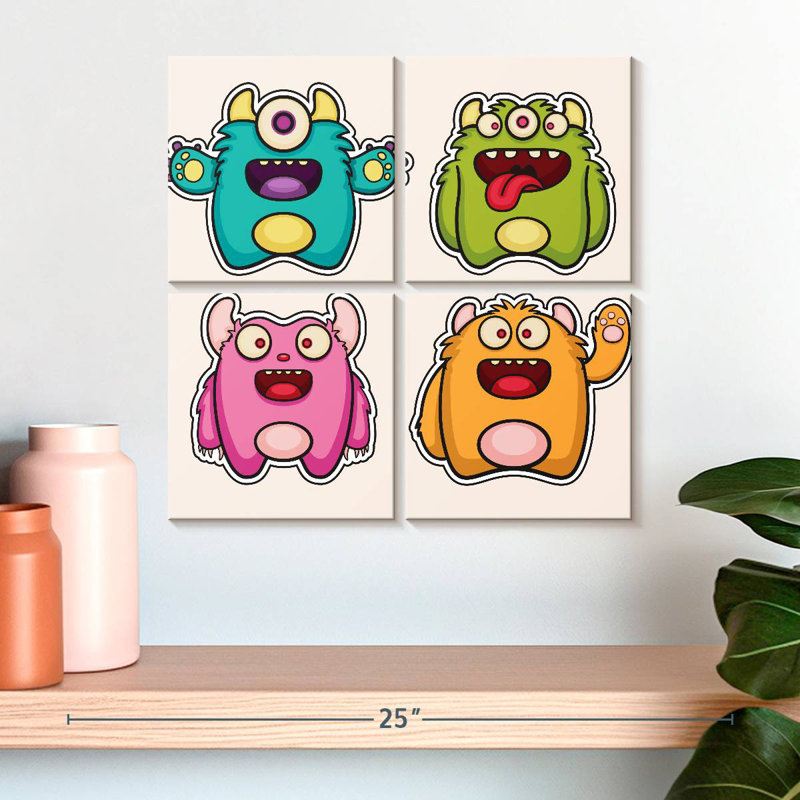 Ashelle Baby Monsters Hello, H 18 po x l 18 po