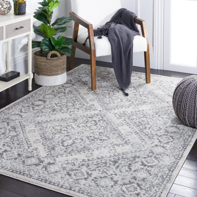 Tapis gris / ivoire Tulum 280