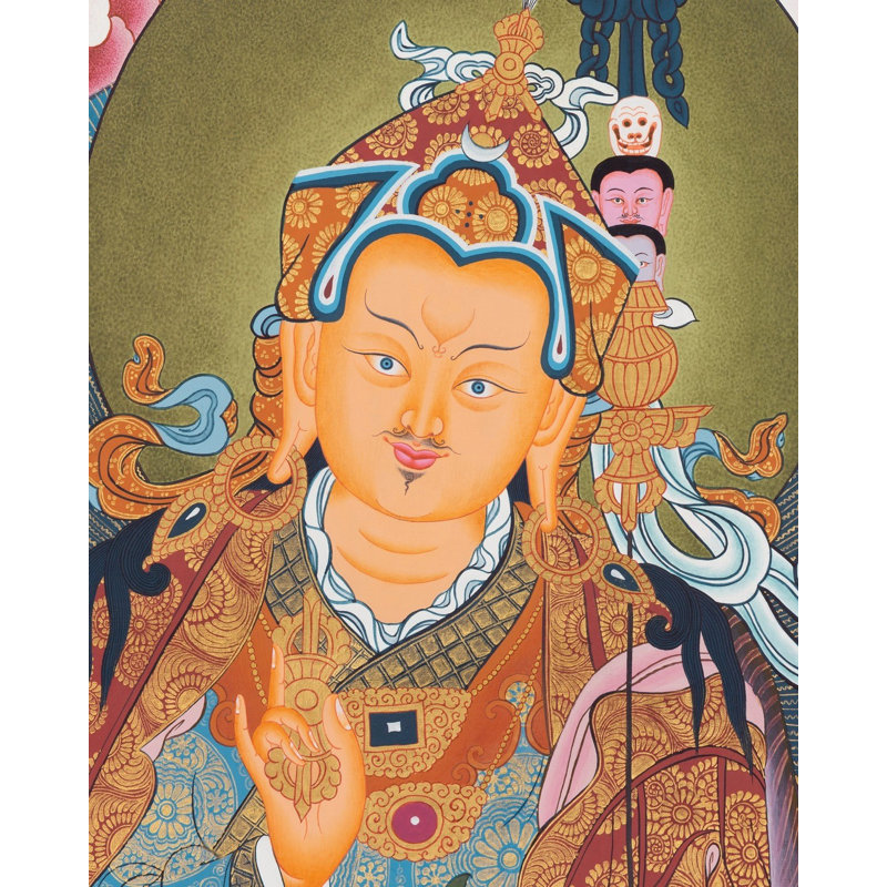 Gurang Rinpoché's 8 Manifpration (Brocadeless Thangka)
